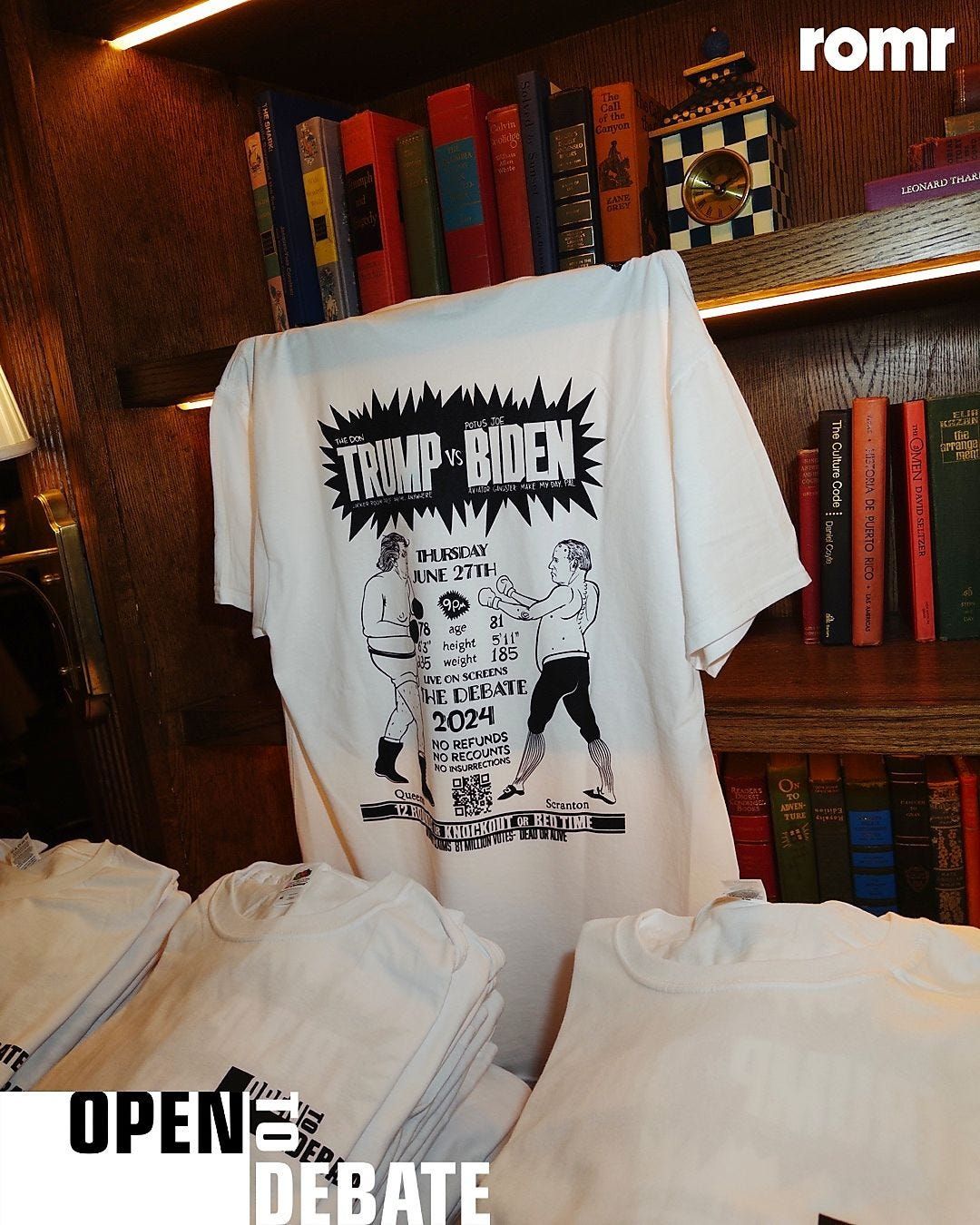 Biden vs Trump: commemorative T-shirt