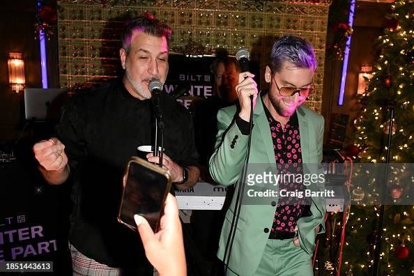 Joey Fatone and Lance Bass