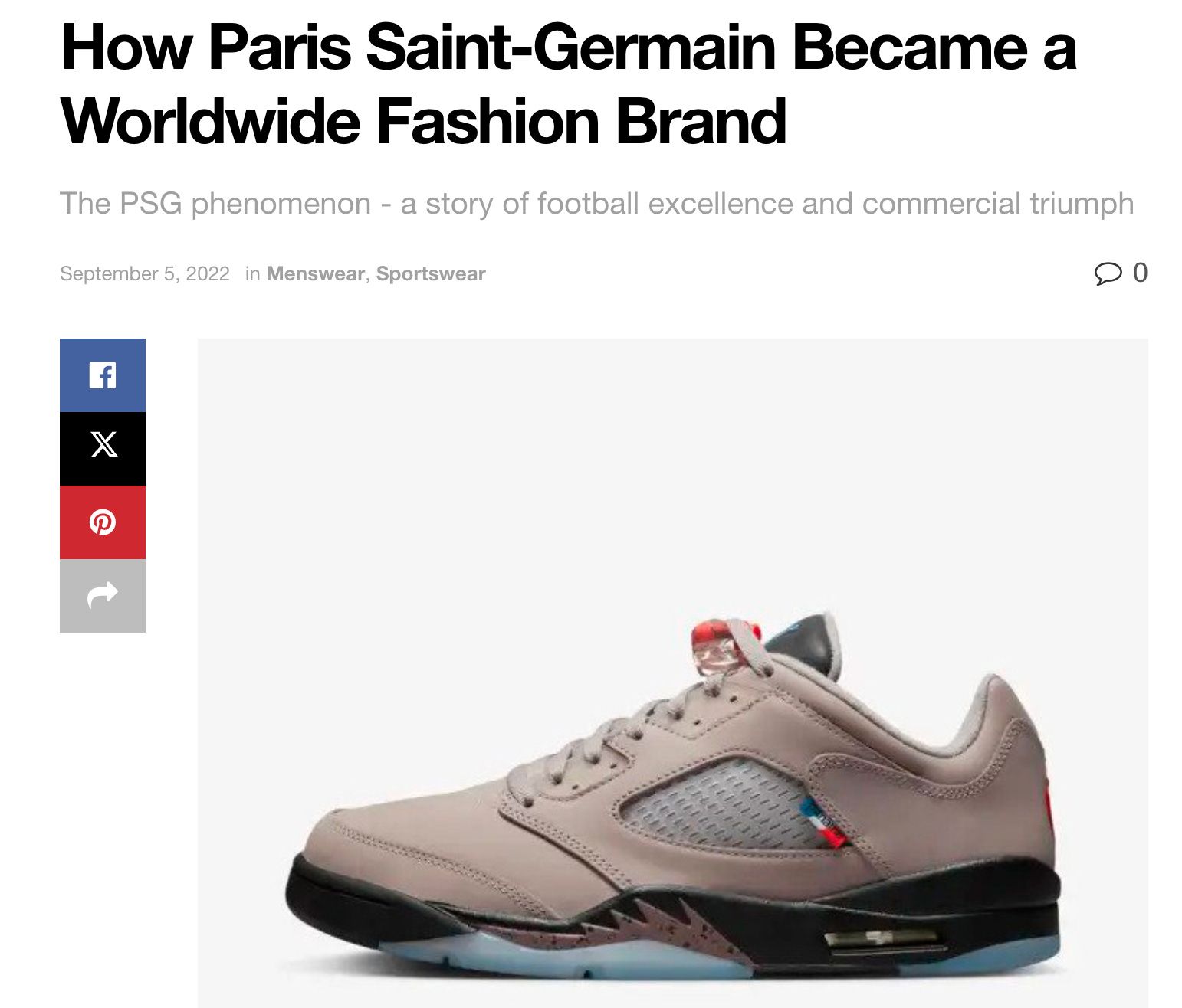 PSG Fashion Brand