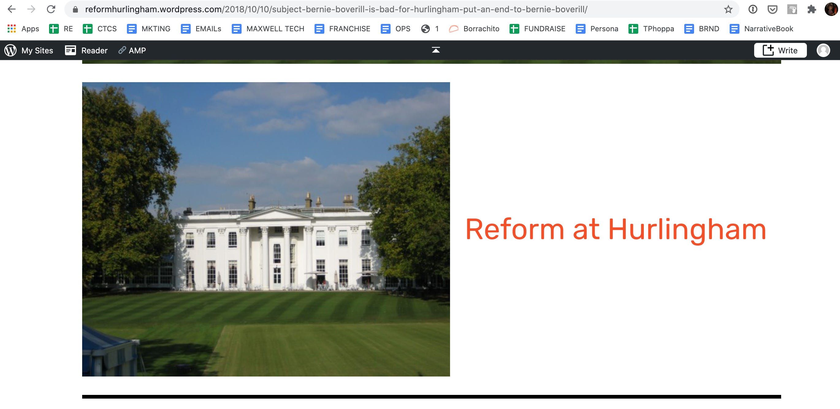 Reform Hurlingham