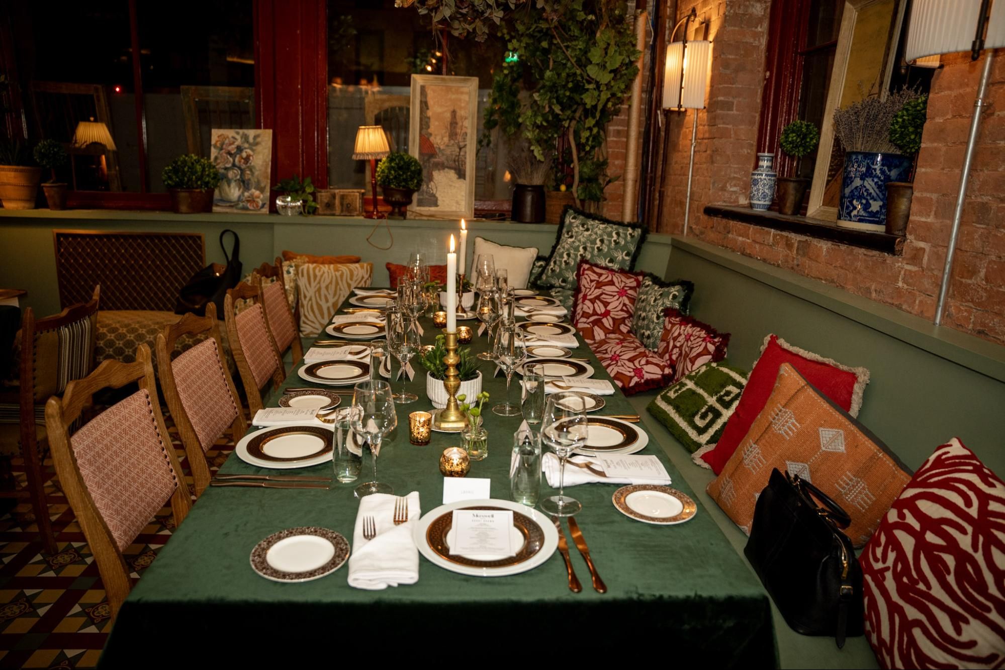 Inside the Bobbi Brown Intimate Holiday Dinner
