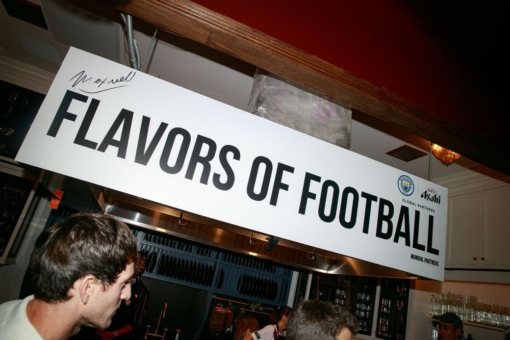 Maxwell's Flavors of Football presented by Manchester City Football Group, Asahi and Mundial Partners.
