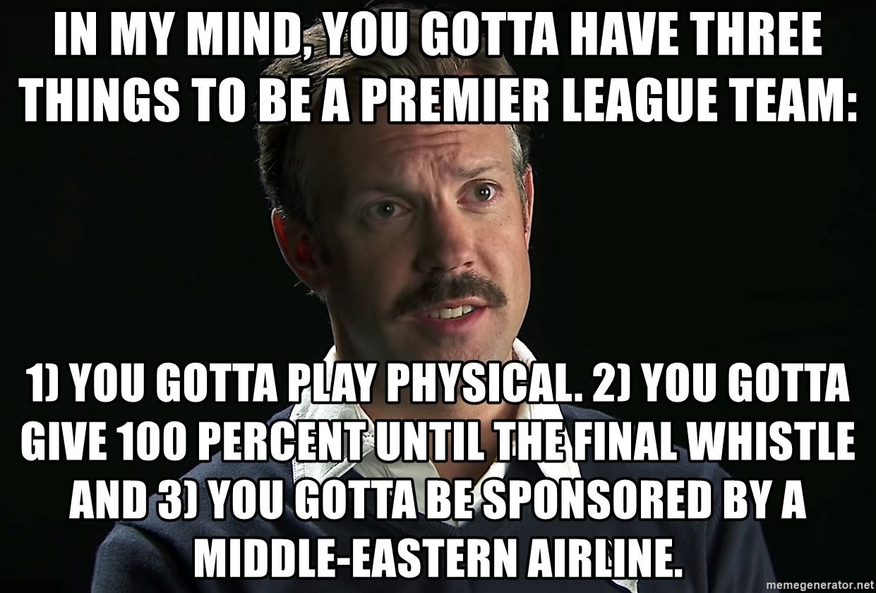 3 things to be a premier league team