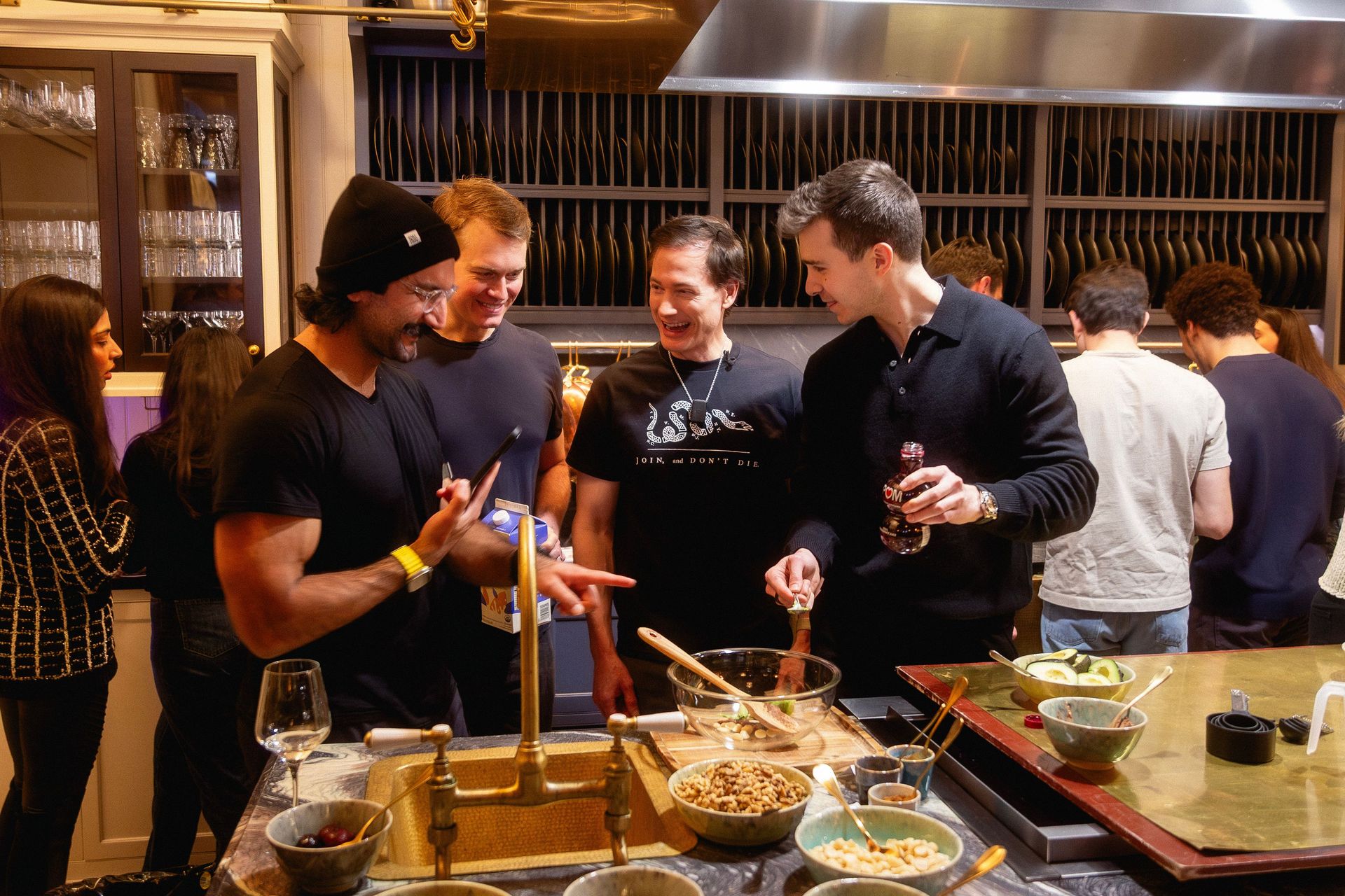 Bryan Johnson’s “Blueprint” challenge turn Maxwell’s kitchen into a lab of curiosity, collaboration, and taste-testing science.