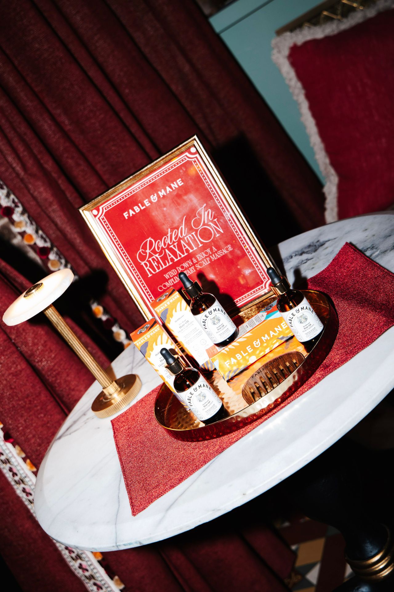 A fan favorite! Fable & Mane brought the spa to the party with soothing scalp massages that had everyone glowing