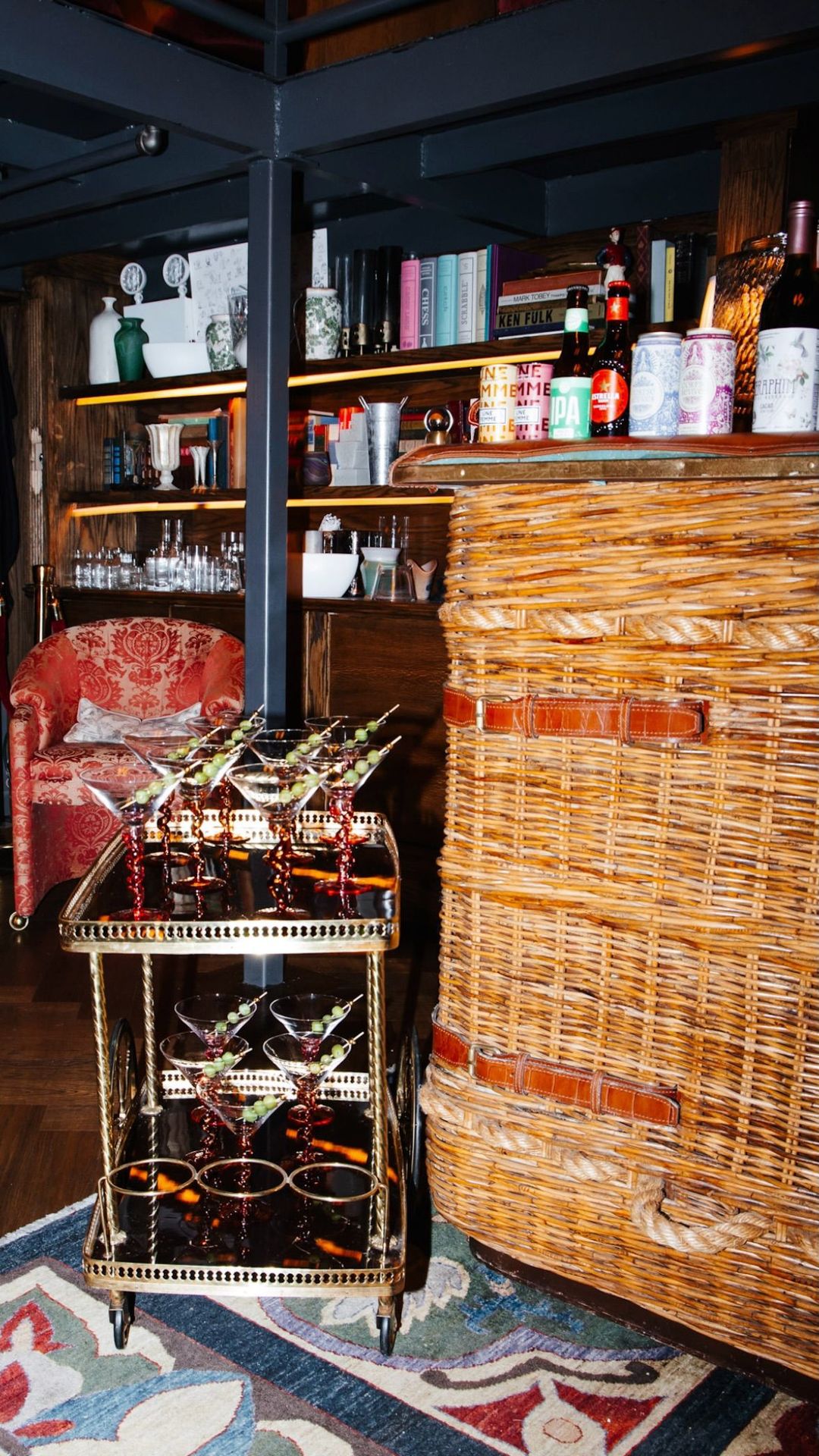 The bar was the perfect spot to sip, mingle, and unwind