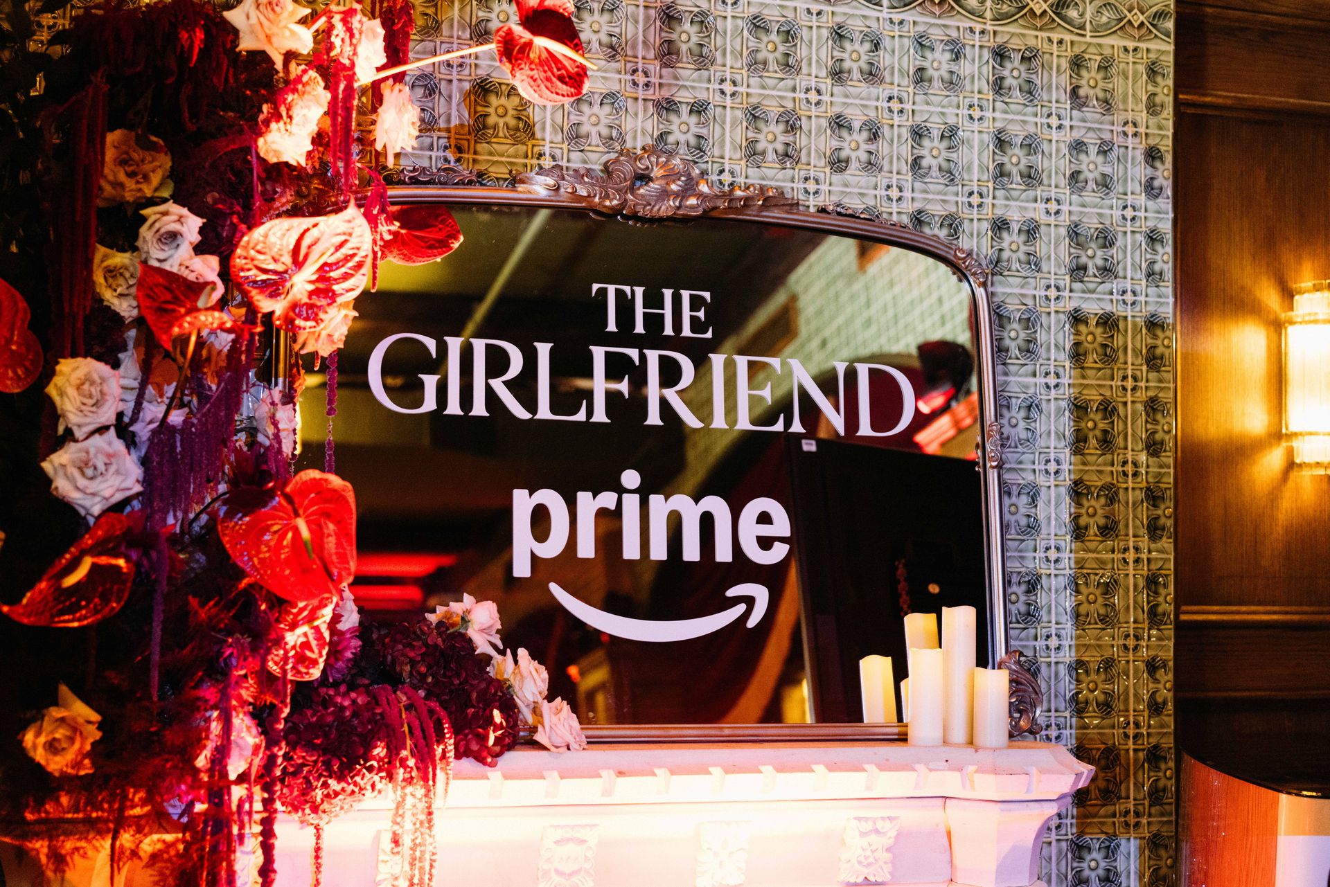 Themed decor at Maxwell for an immersive celebration of The Girlfriend, Prime Video’s top rated psychological thriller