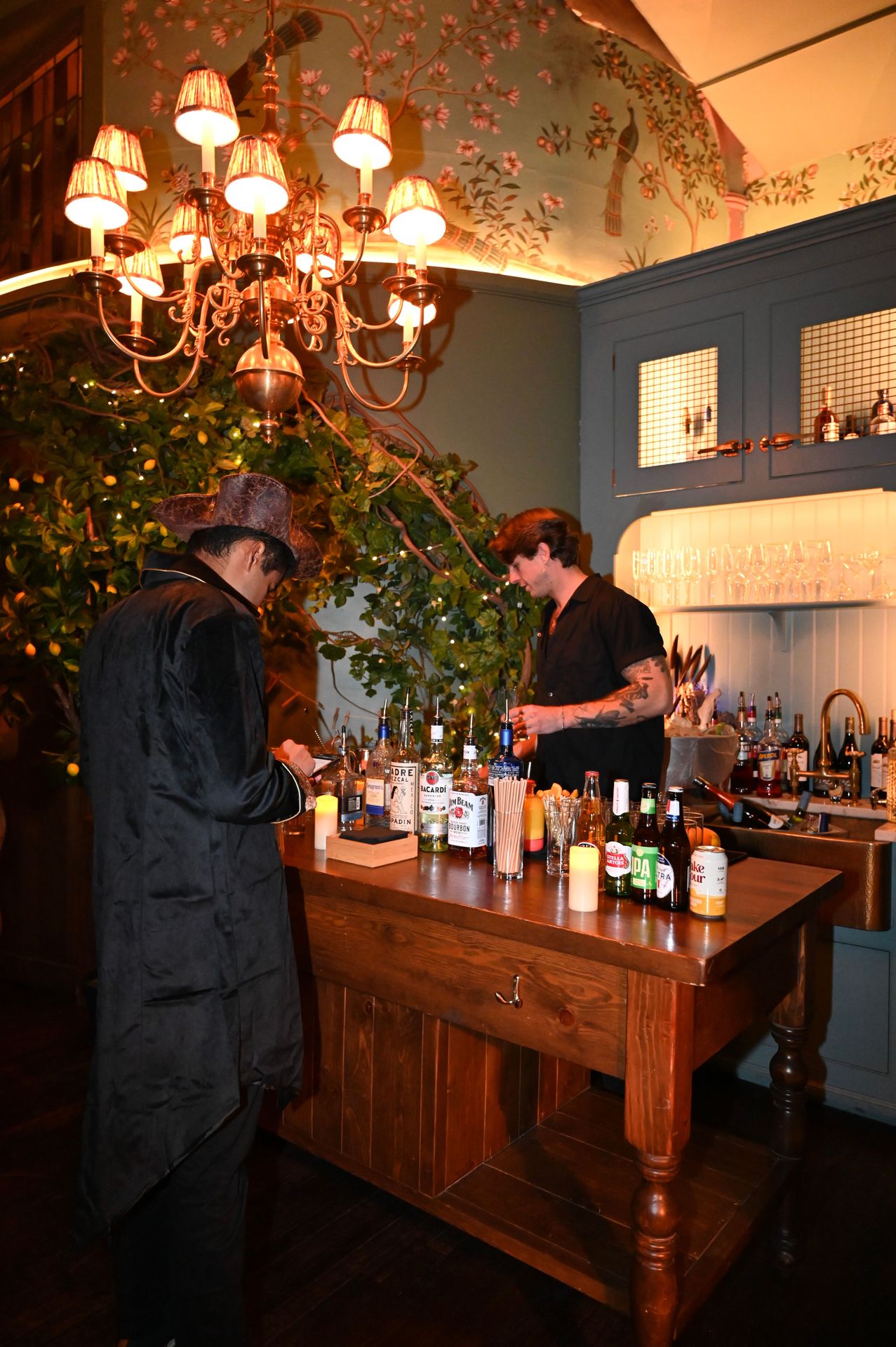 The bar was buzzing with tequila and cocktails flowing