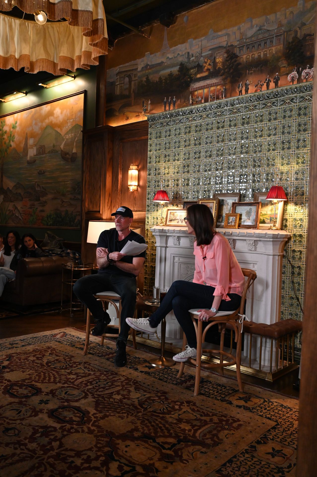 Jessica Tarlov joins Galloway on stage as the discussion begins