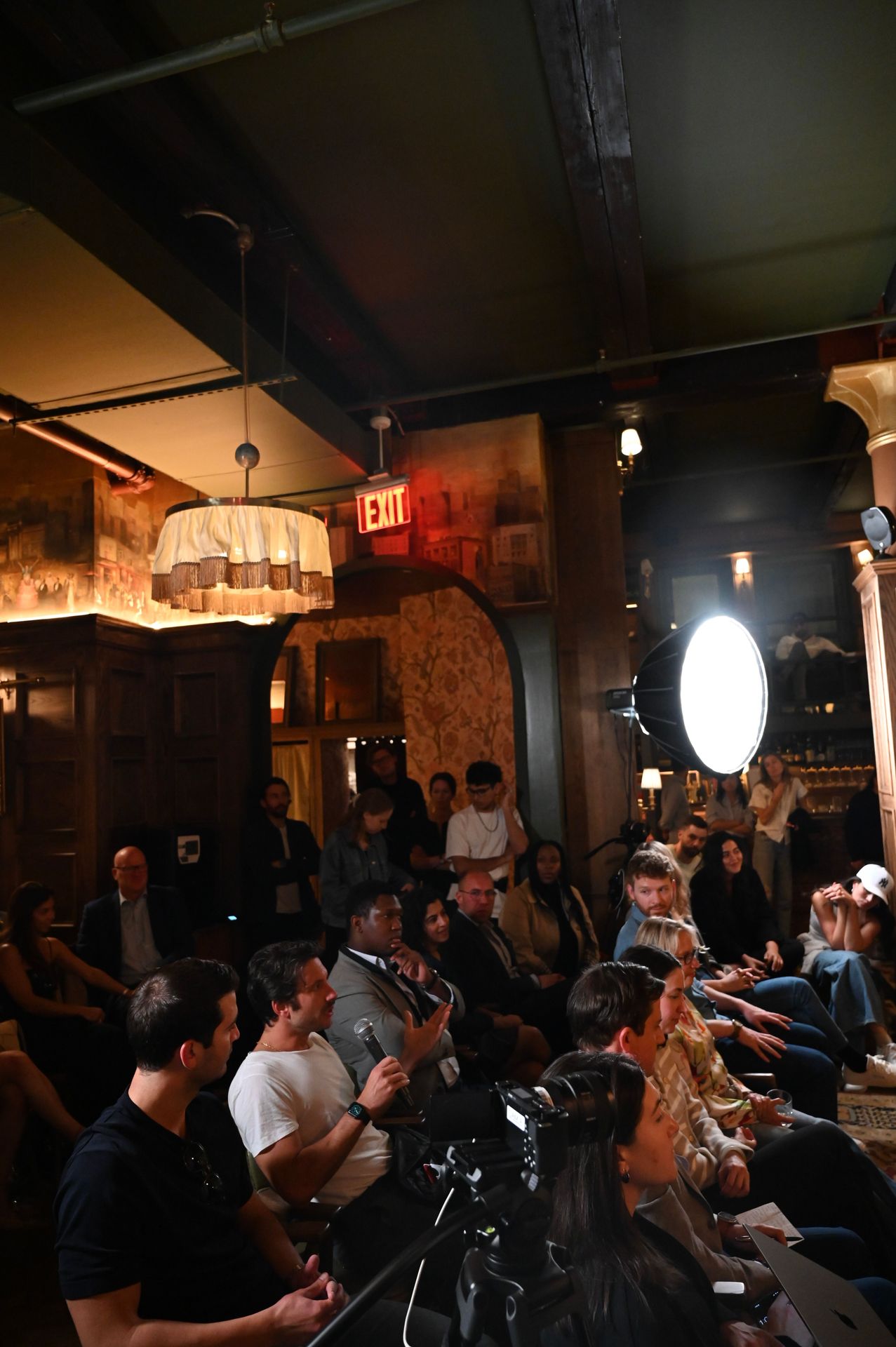 Questions from the floor kept the energy as dynamic as the stage