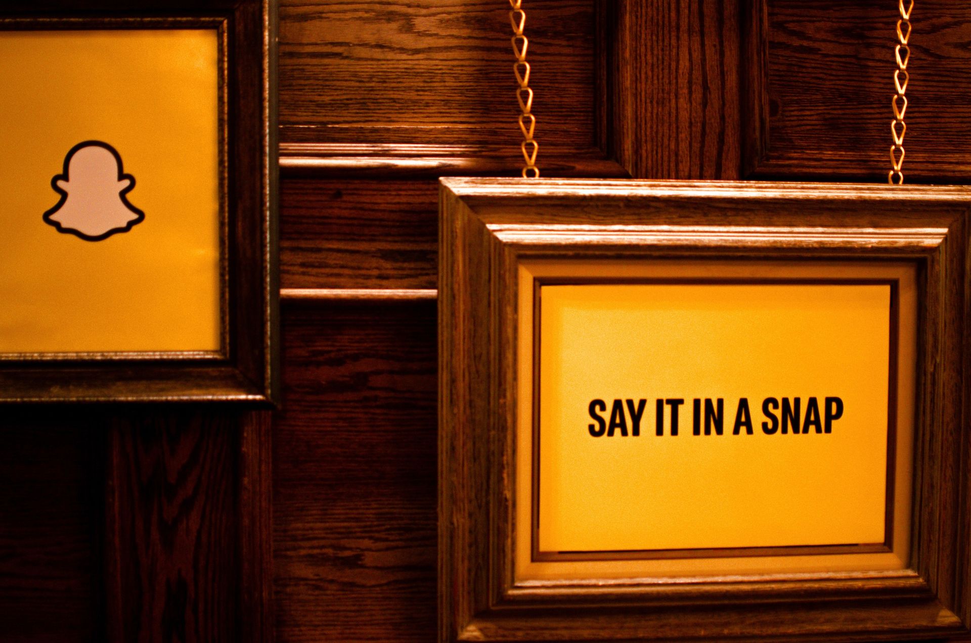  Framed reminders throughout the venue kept us on brand and on message