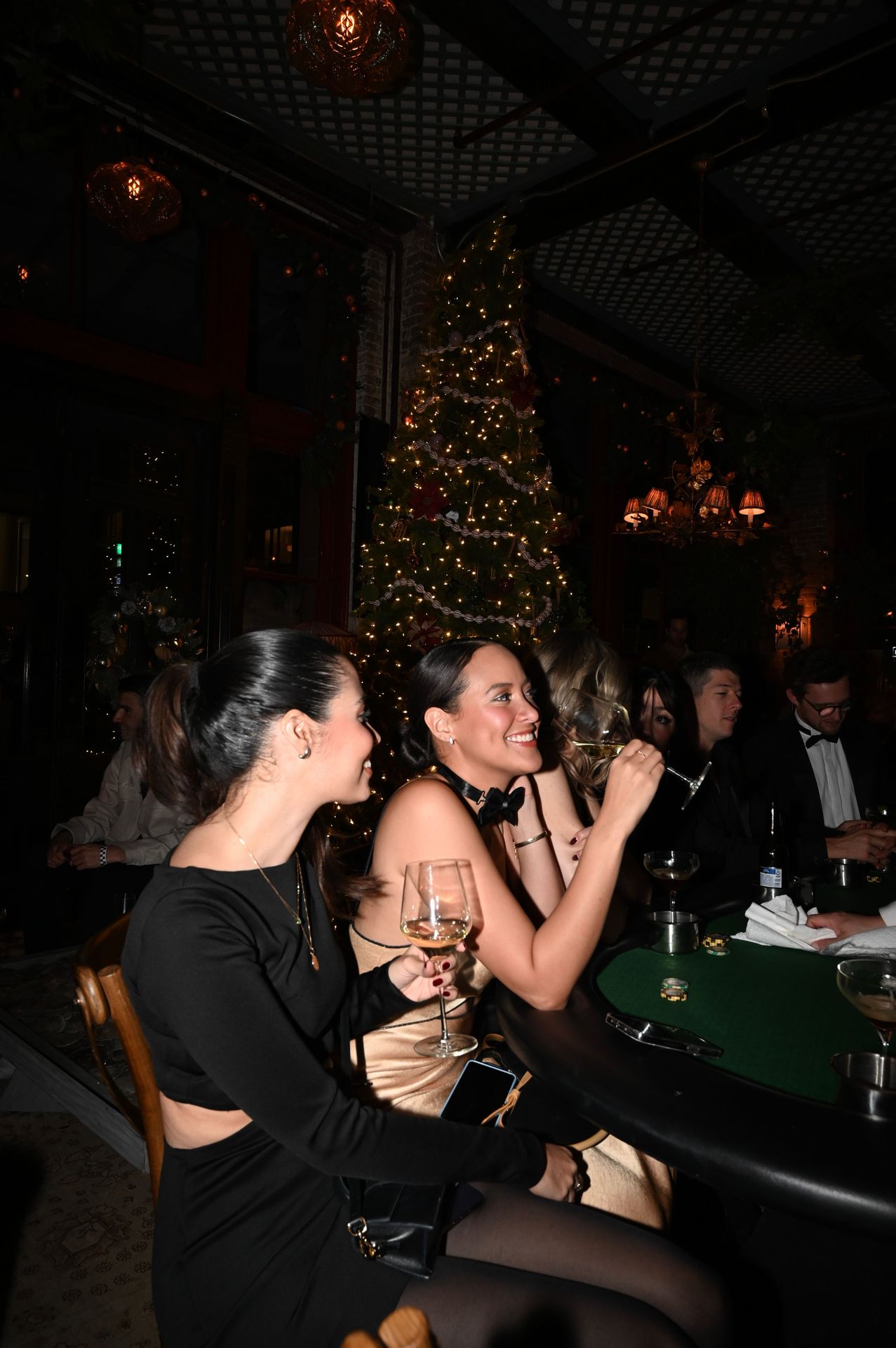 Glamour, good company, and the Grand Prix on screen — where every seat was the best seat in the house