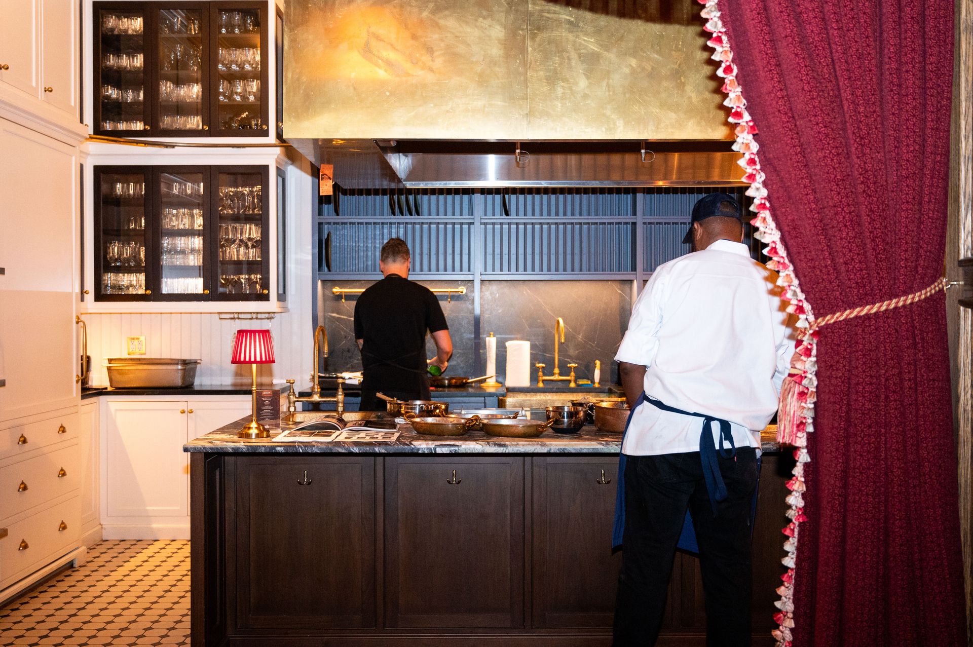 In Maxwell’s Grand Kitchen, JennAir ranges powered the evening’s culinary performance