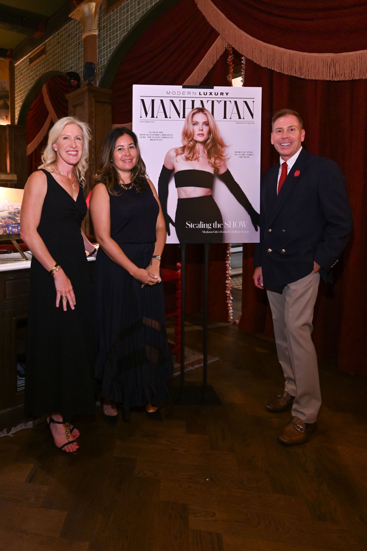 Manhattan VIPs gathered alongside Meghann Fahy’s inner circle for a festive evening