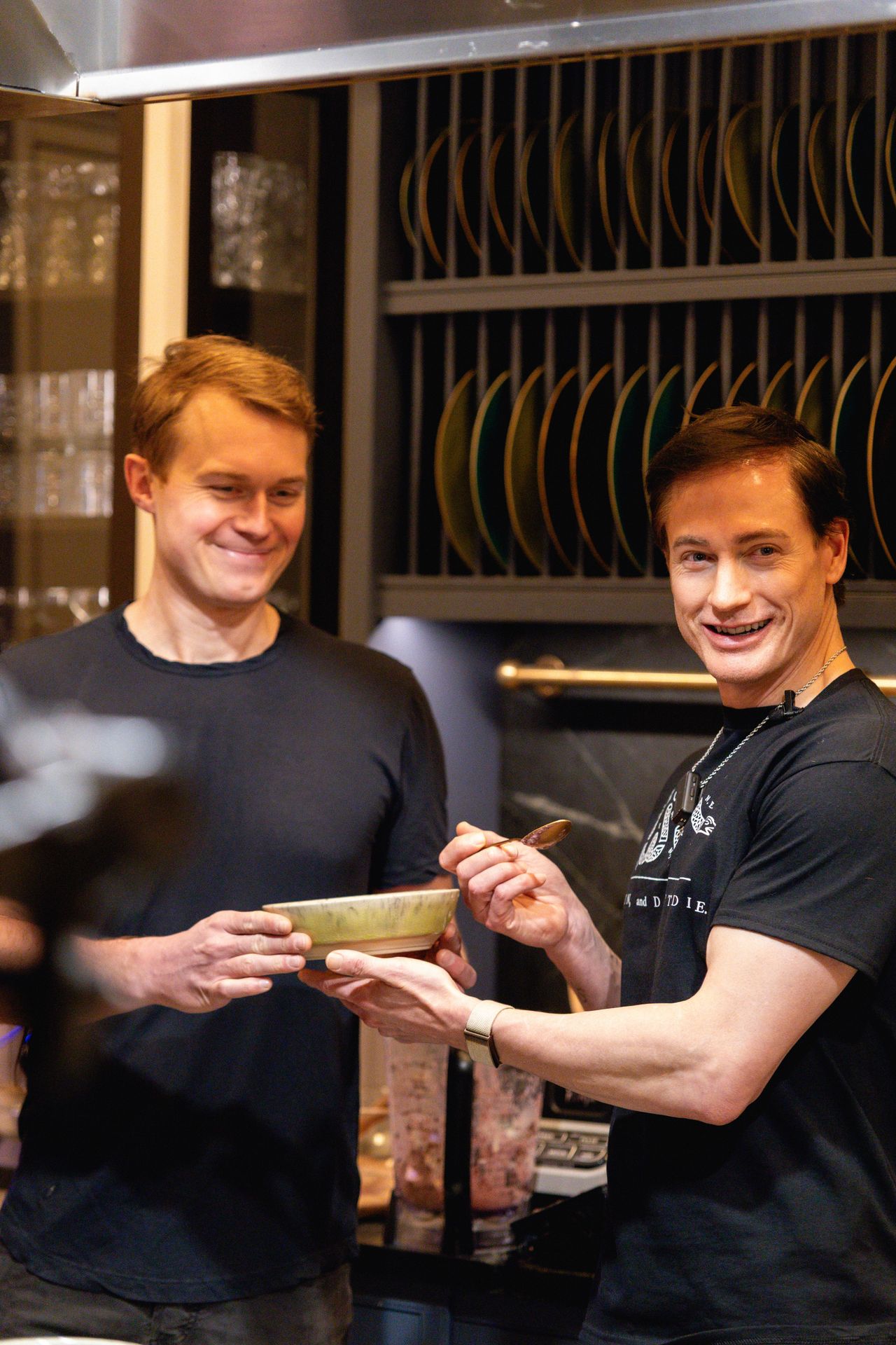 A moment of shared discovery as the recipe comes to life