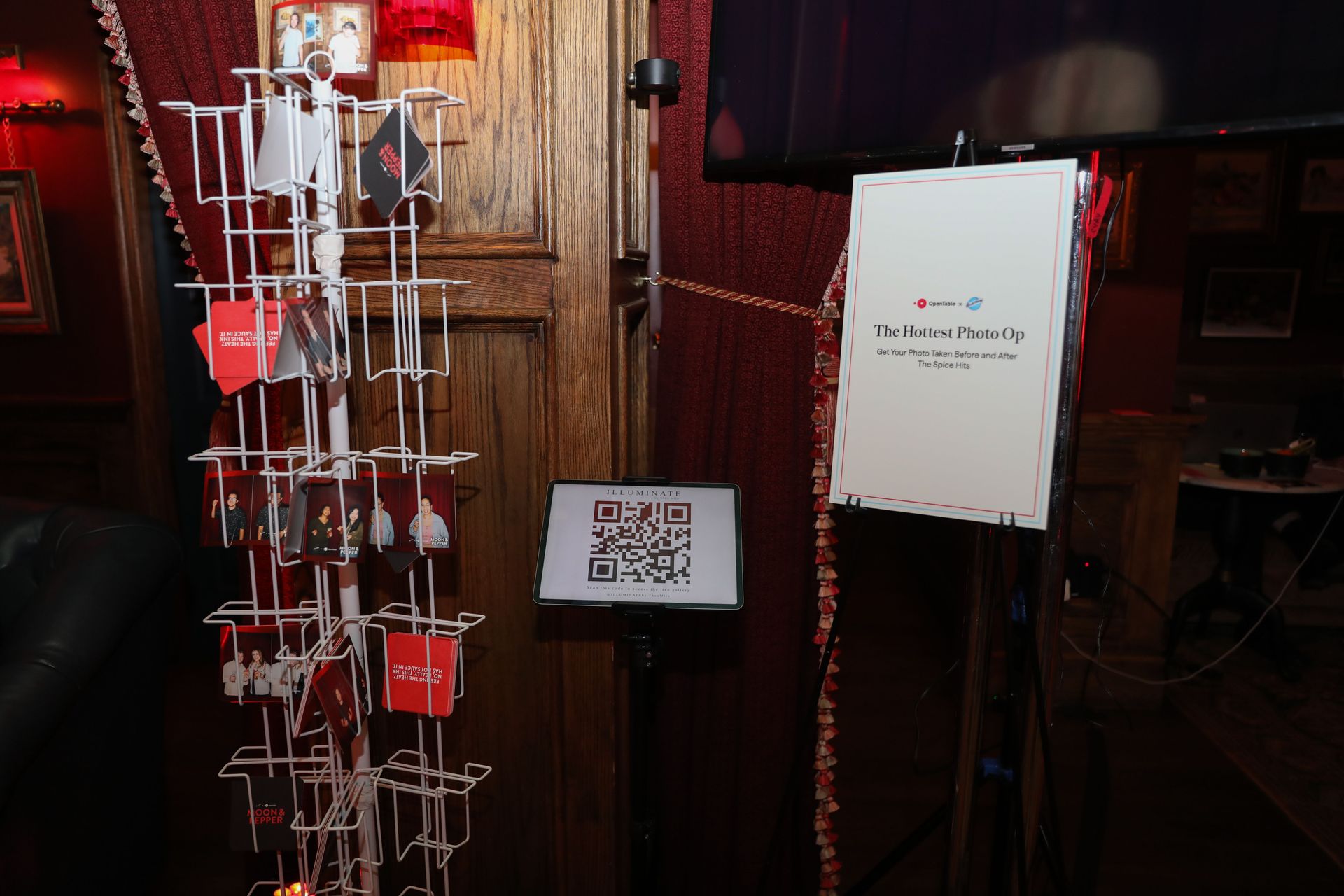 Guests captured memories at the “Hottest Photo Op” station