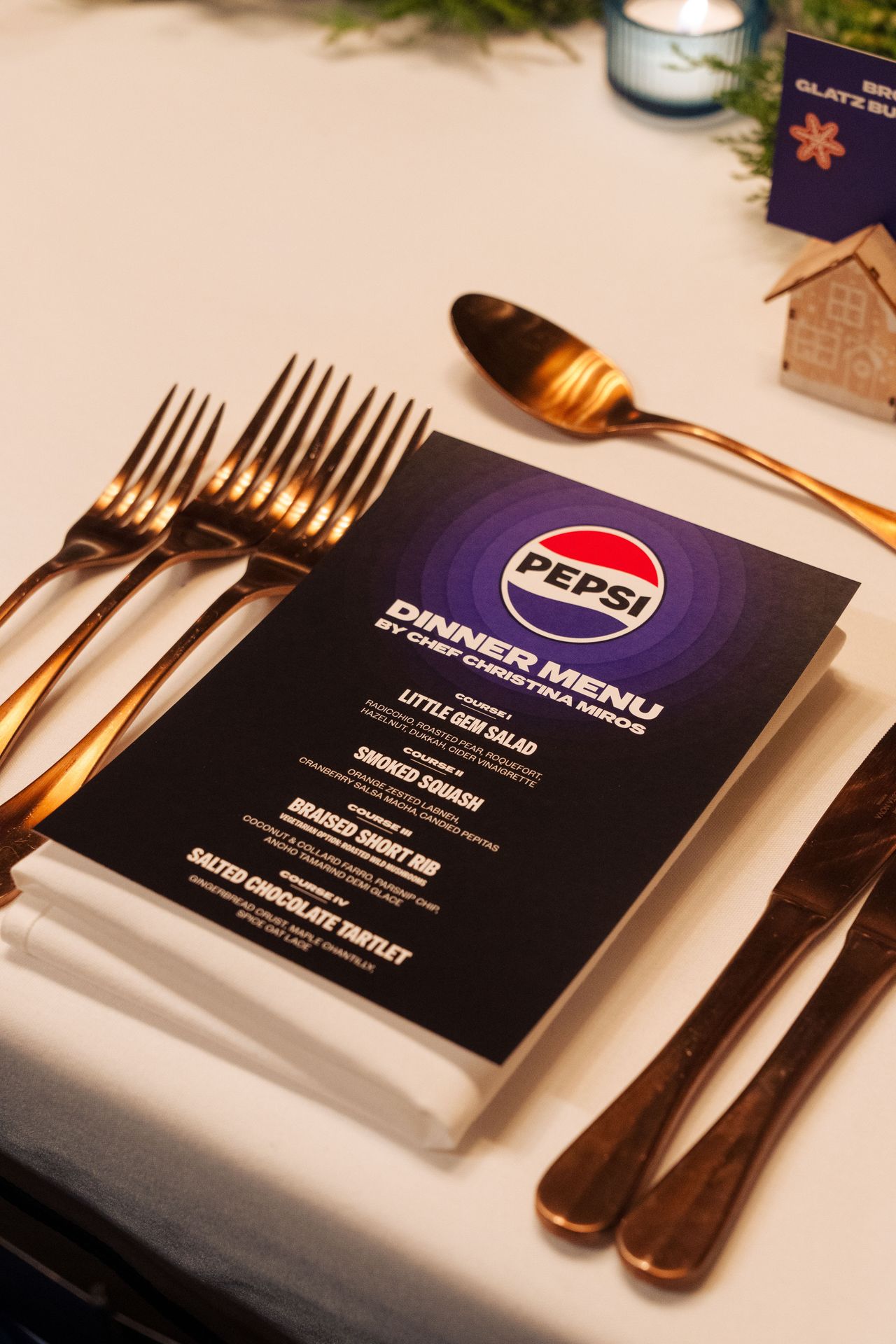 Chef Christina Miros’ menu, designed exclusively for the Supper Club